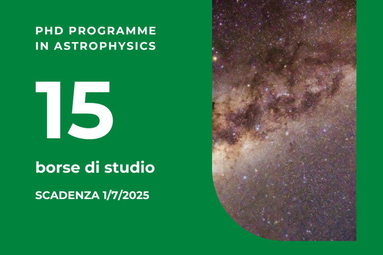 41° ciclo (2025/26) del Dottorato internazionale in Astrofisica.