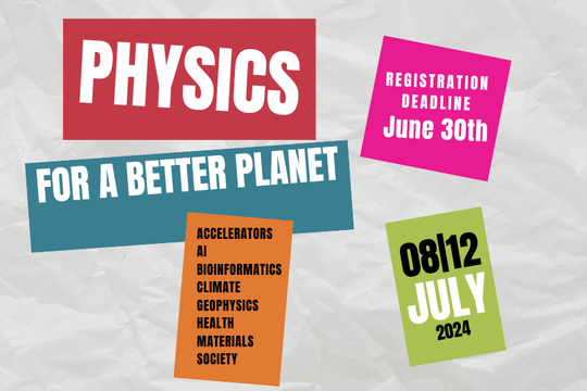 6th Physical Sensing and Processing summer school