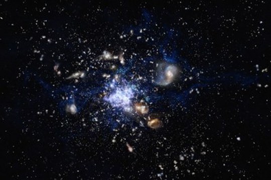 Cercare le galassie submillimetriche per trovare i protoammassi di galassie