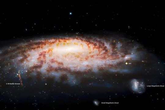Una scia di stelle antichissime è stata individuata ai bordi della Via Lattea